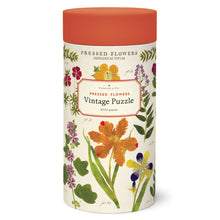 Load image into Gallery viewer, Cavallini &amp; Co. brand puzzle container of pressed flowers style
