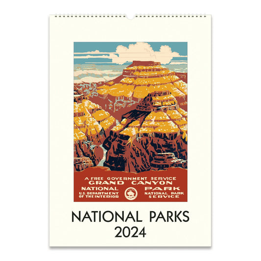 Cavallini & Co. 2024 Wall Calendar - National Parks