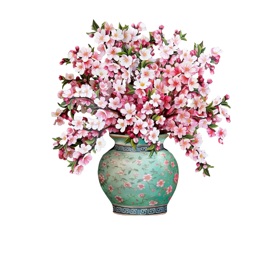 Japanese Cherry Blossoms  FreshCut Paper Card