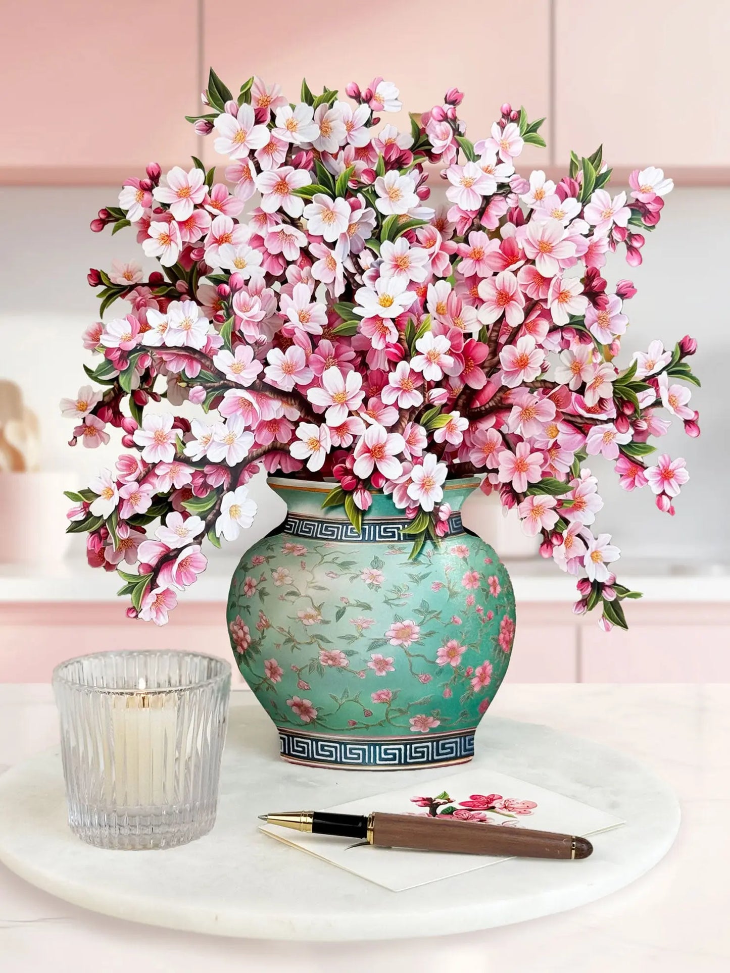 Japanese Cherry Blossoms  FreshCut Paper Card