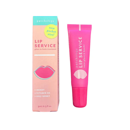 Lip Service gloss-to-balm treatment 