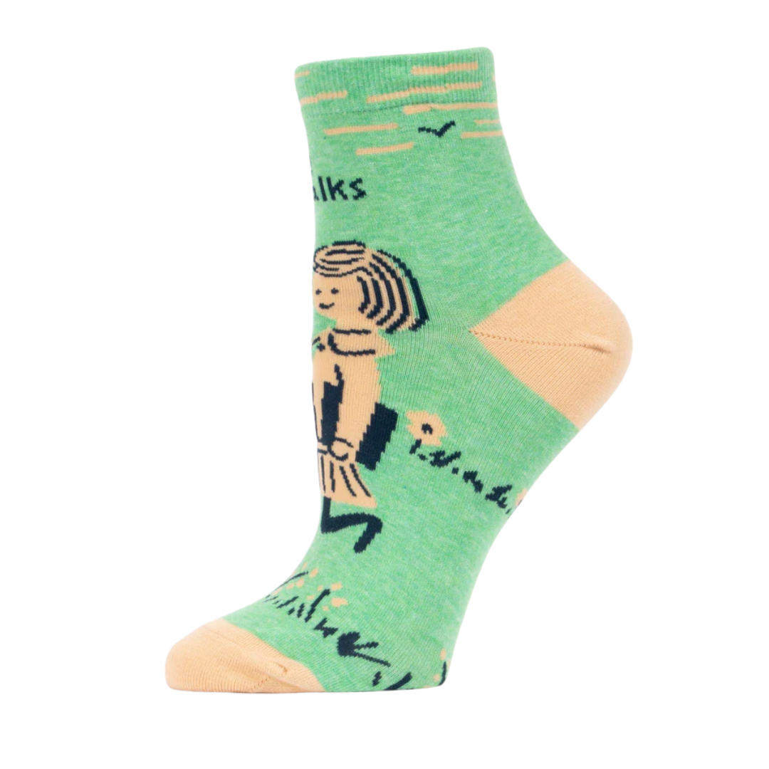 Long Walks Library Women's Ankle Socks