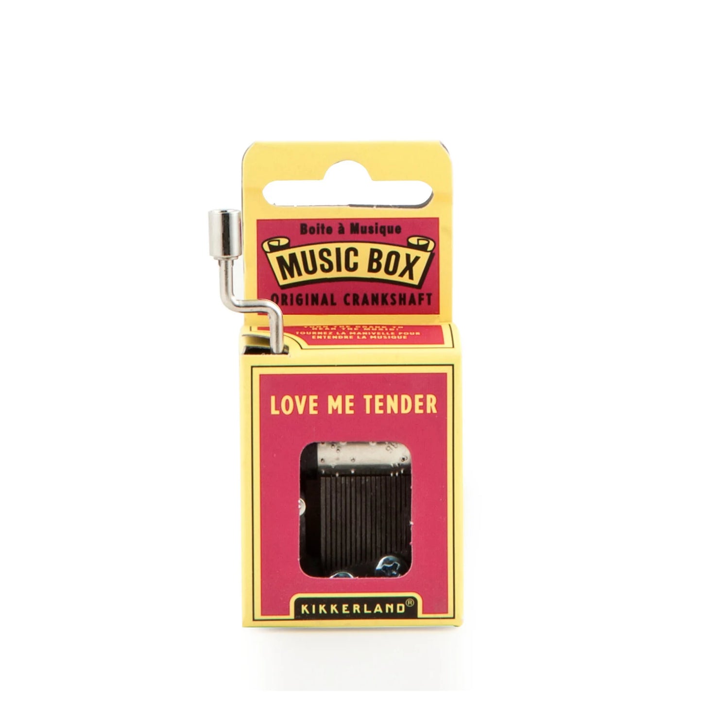 Crankshaft Music Box with Love Me Tender Song