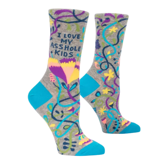 Love My Asshole Kids Crew Socks