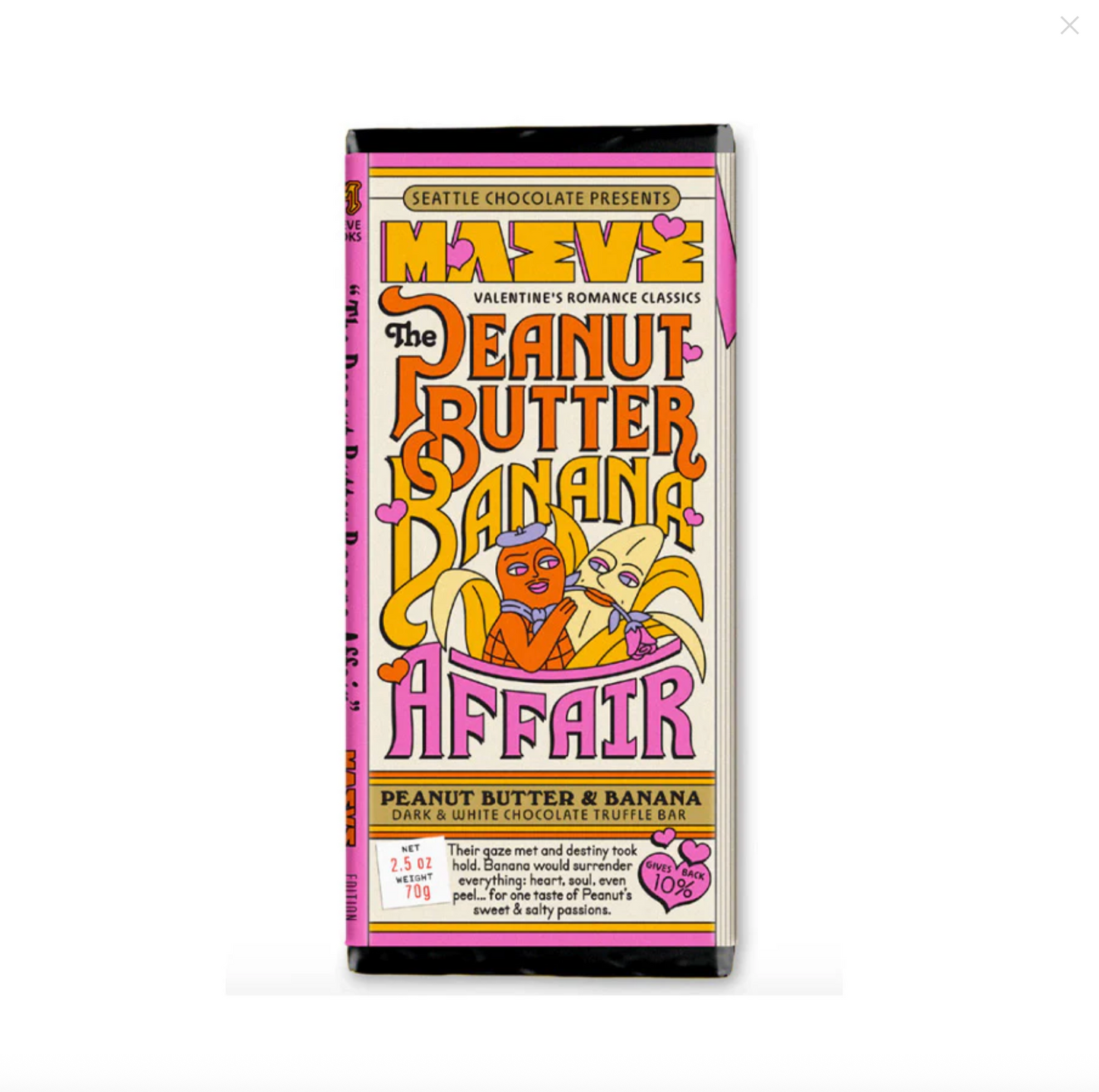 Maeve PB Banana Affair Chocolate Bar