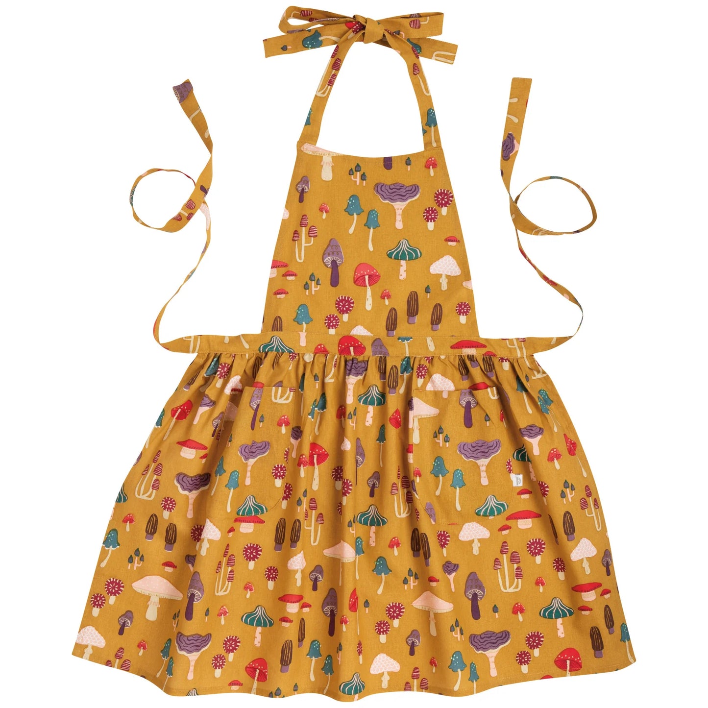 Maisie Apron in Mushroom Gems