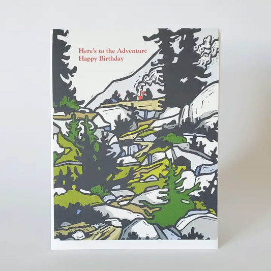 Mountain Adventure Birthday Card