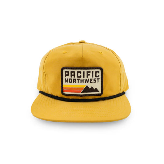 Retro 5-Panel hat in Mustard Color