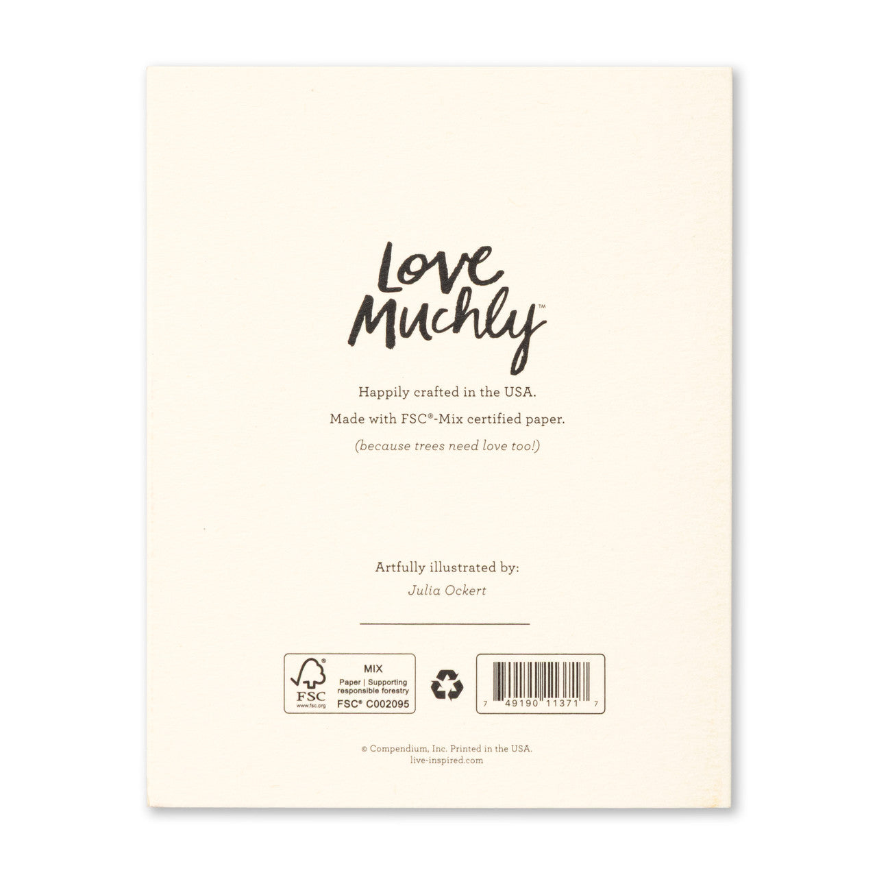 My heart is full - Thank You Card