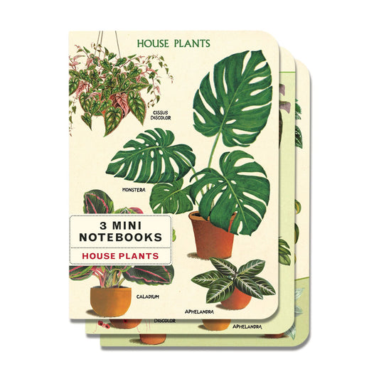 Cavallini & Co. 3 Mini Notebooks - House Plants