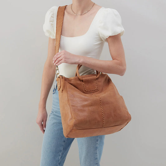 Hobo Sheila Large Satchel - Whiskey