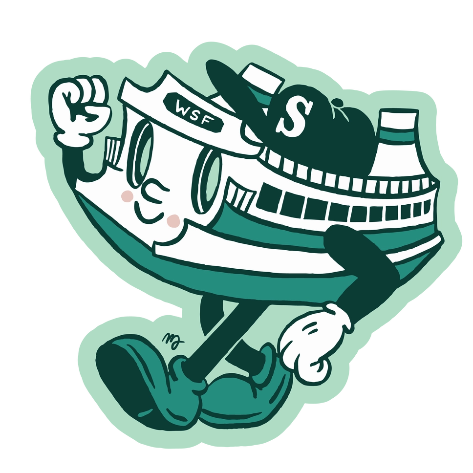 NW Ferry Favorite Sticker