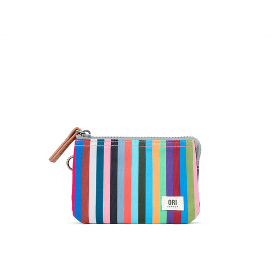 ORI Carnaby Sustainable Wallet Small - Multi Stripe