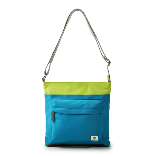 ORI Kennington B Sustainable Crossbody - Seaport/Lime (Nylon) Medium