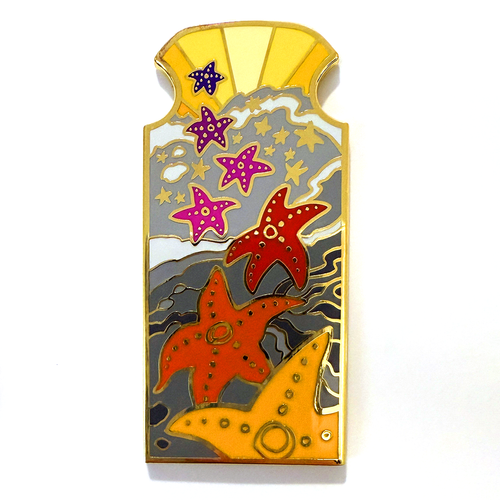 Ochre Sea Stars Enamel Pin