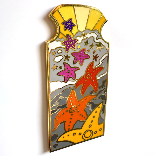 Ochre Sea Stars Enamel Pin