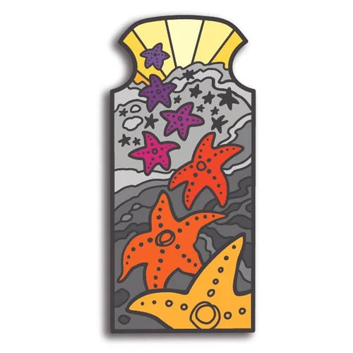 Ochre Sea Stars Sticker