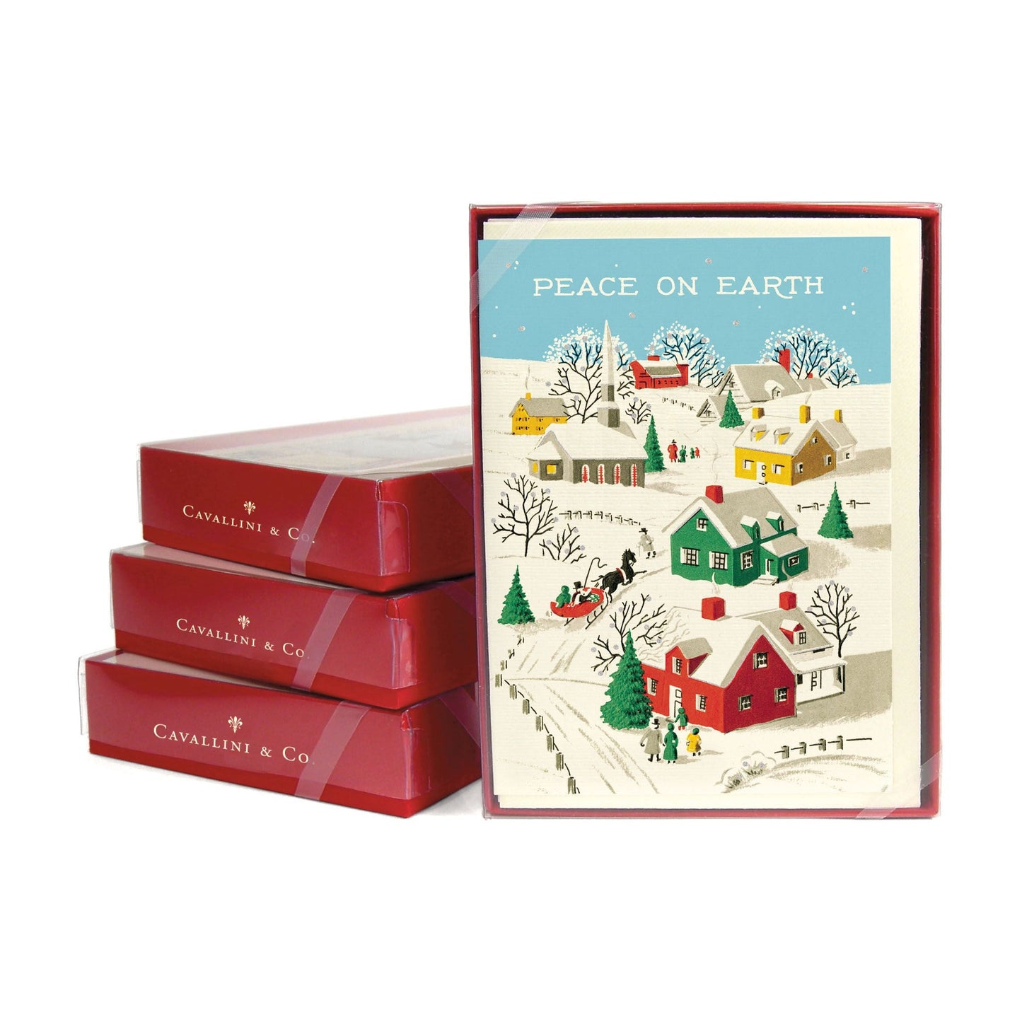 Cavallini & Co. Boxed Note Cards - Peace on Earth