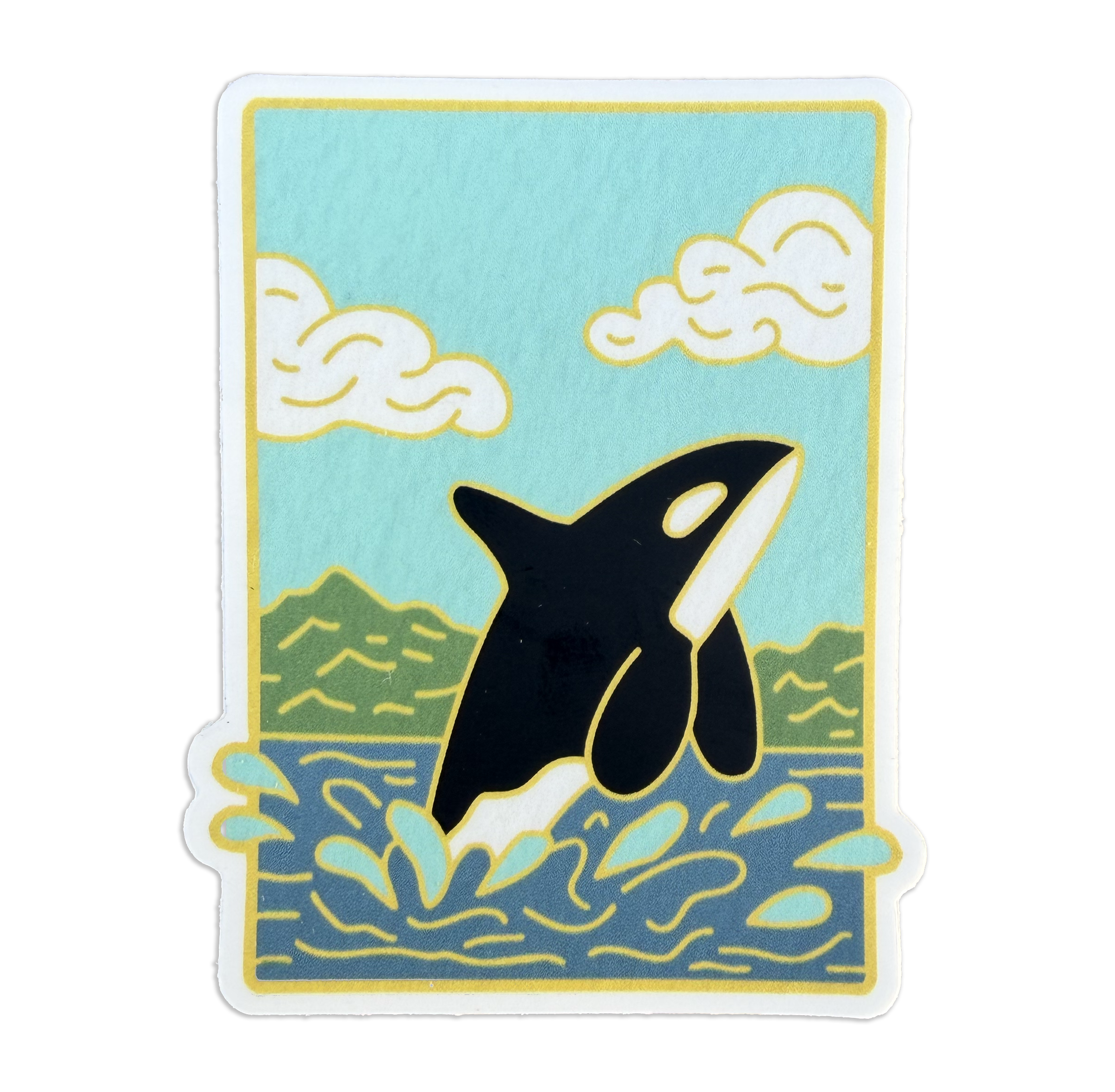 Orca Vinyl Sticker - Coxswain Press – Stocklist