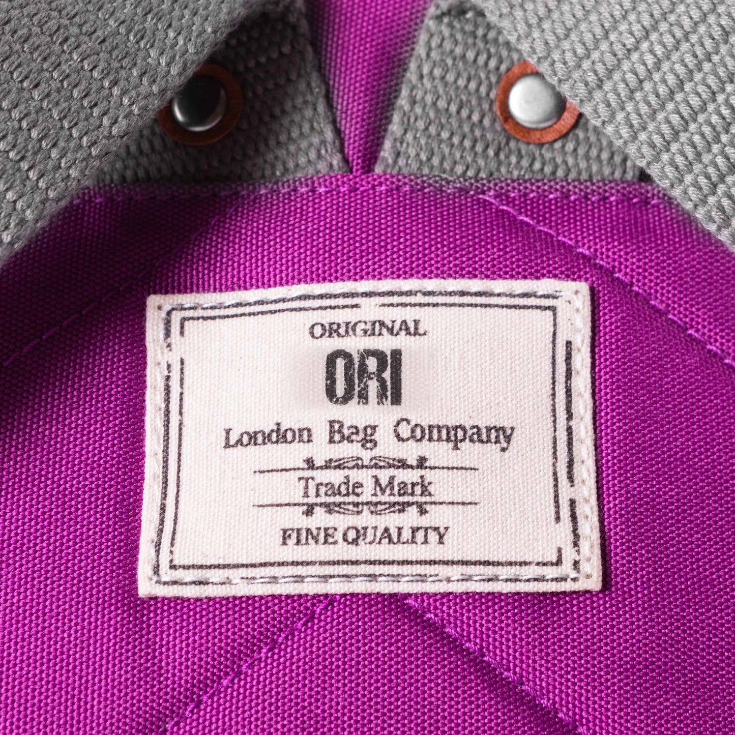 ORI Bantry B Sustainable Backpack - Violet (Canvas) - Small