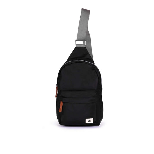 ORI Willesden B Sustainable Sling Bag - Black (Nylon) - Large
