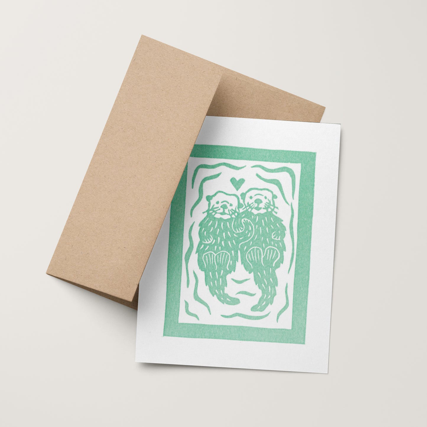 Otter Love Card