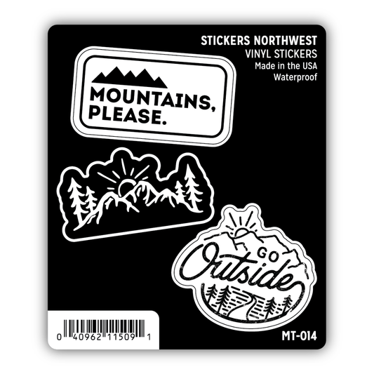 Outdoorsy 2 Mini Trio Sticker Set
