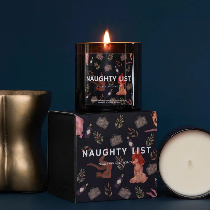 Poured Candle Bar 10oz Candle - Naughty List