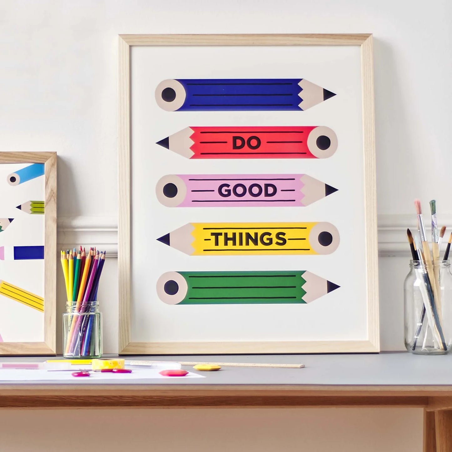 Roomytown Unframed Art Print 11"x14"- Do Good Things