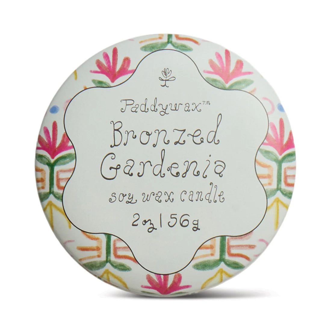 Paddywax Tulip 2oz Tin Candle - Bronzed Gardenia