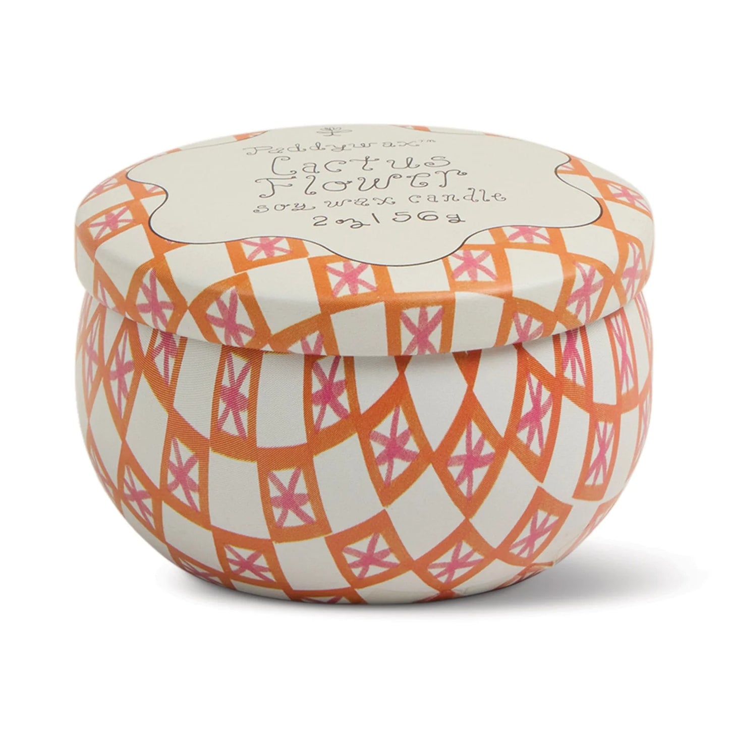 Paddywax Tulip 2oz Tin Candle - Cactus Flower