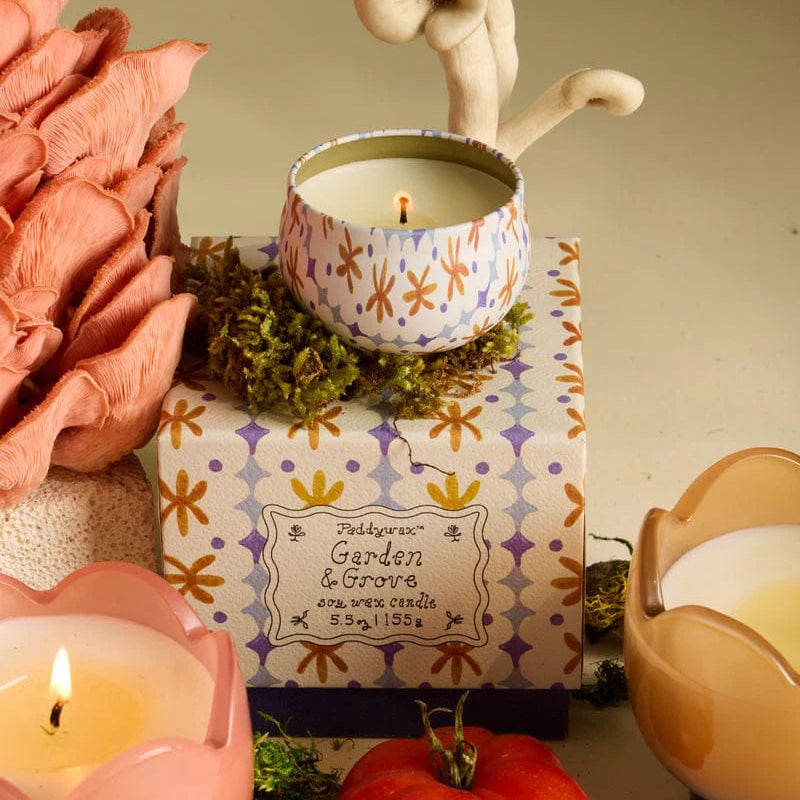 Paddywax Tulip 2oz Tin Candle - Garden & Grove
