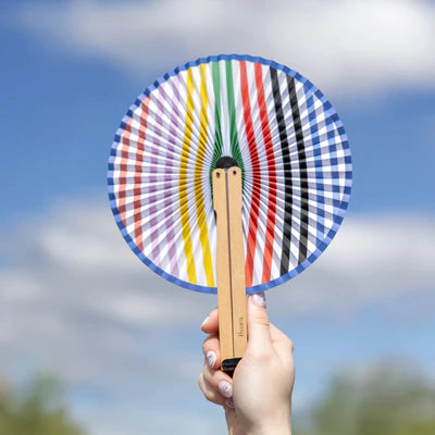 Pai Pai Fan - Stripes