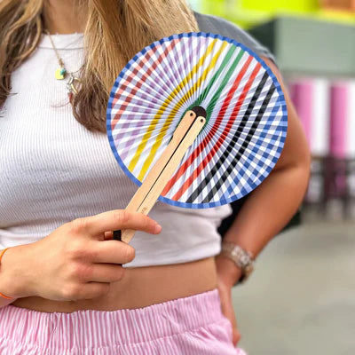 Pai Pai Fan - Stripes