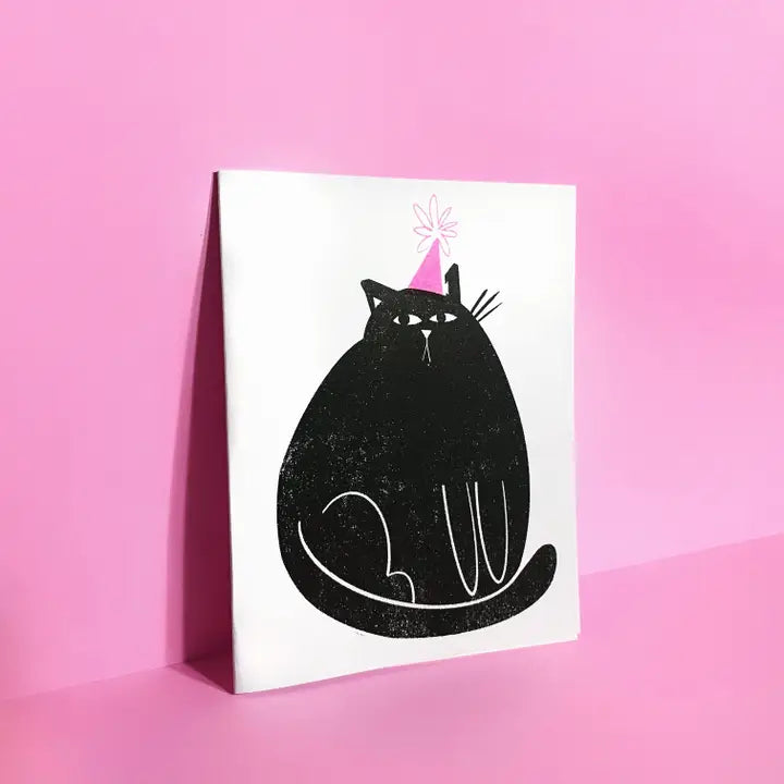 Party Cat Birthday Card