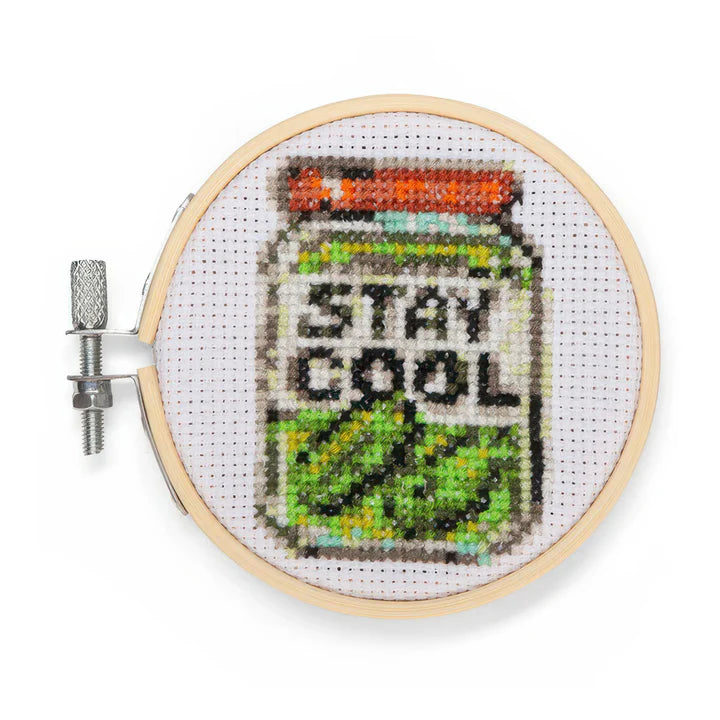Pickle Mini Cross Embroidery Kit