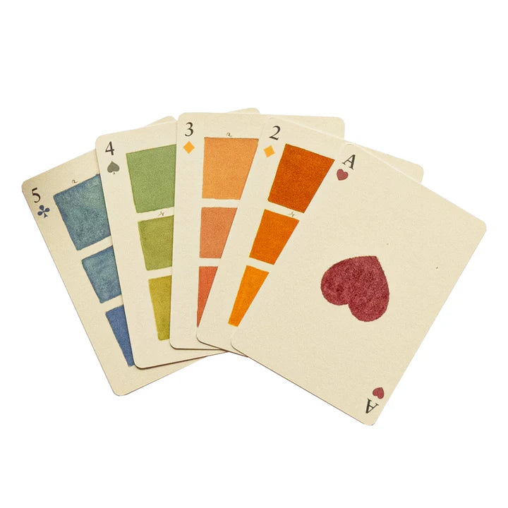 Roomytown Playing Cards - Two Decks Watercolour