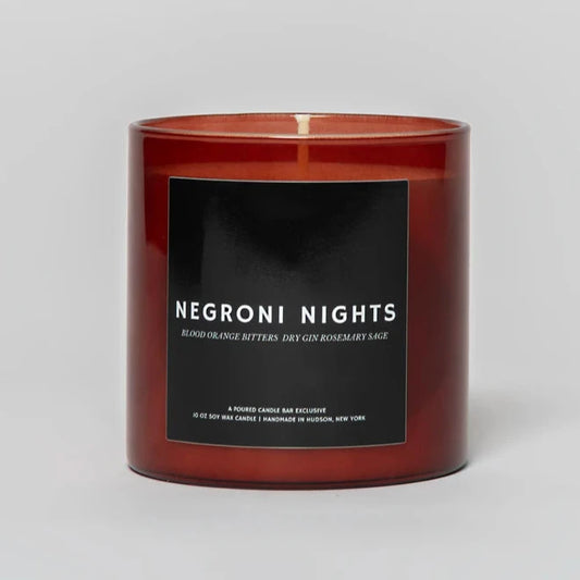 Poured Candle Bar 10oz Candle - Negroni Nights