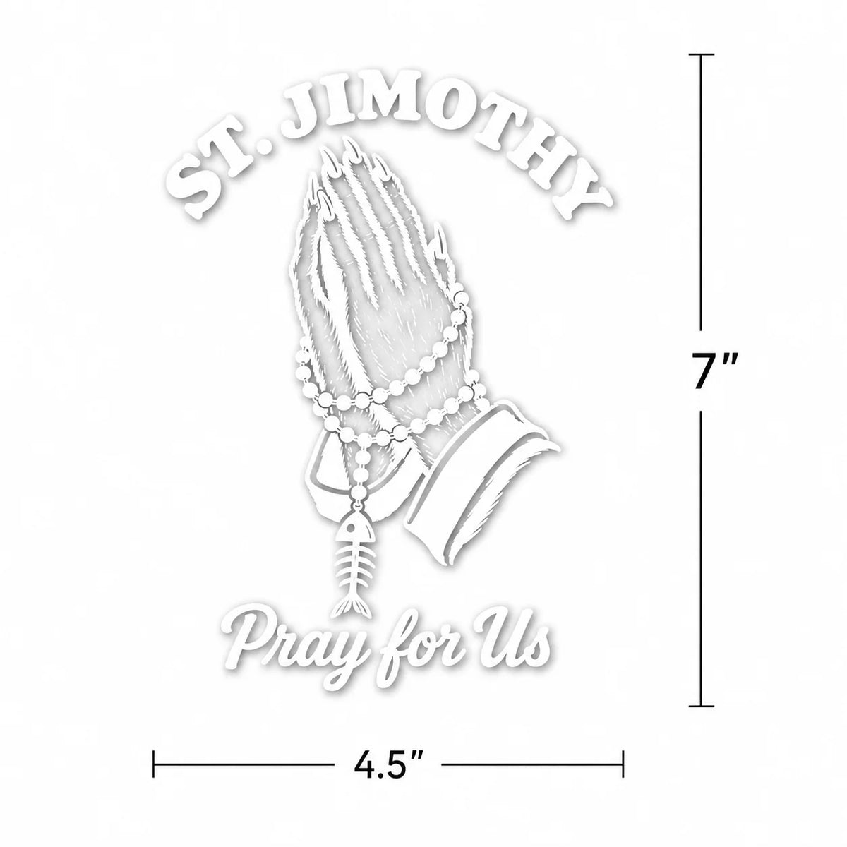 Saint Jimothy Vinyl Decal