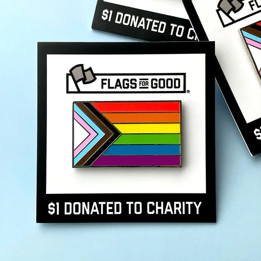 Progress Pride Flag Enamel Pin 