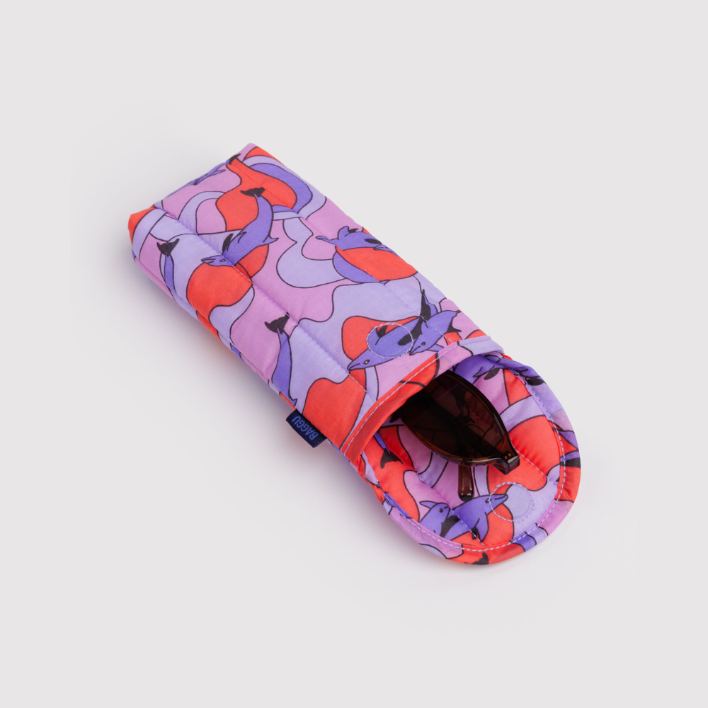 Puffy Glasses Sleeve - Dolphins