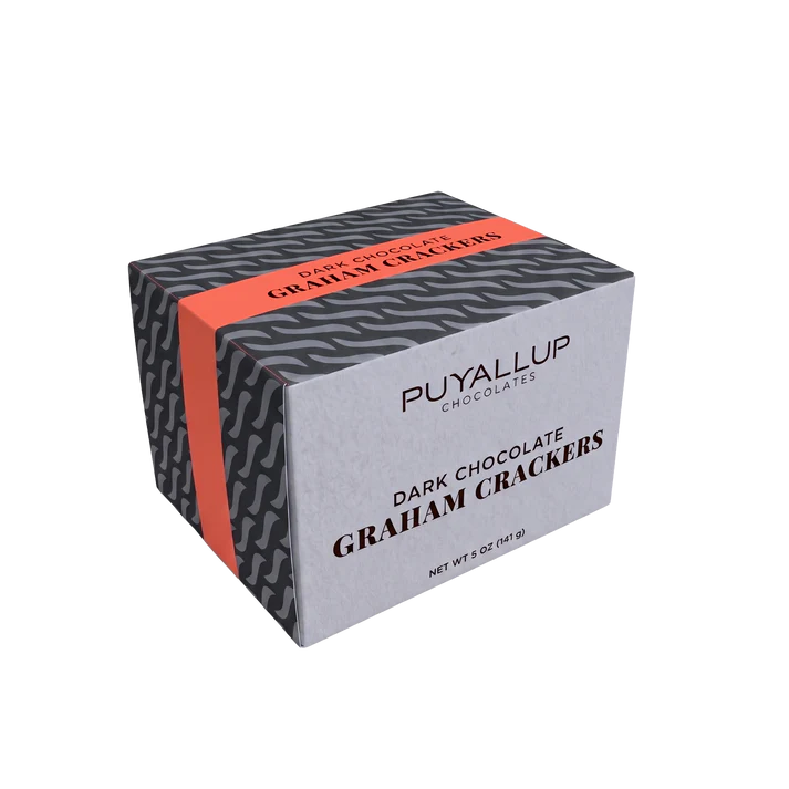 Puyallup Chocolates Dark Chocolate Graham Crackers 5 oz