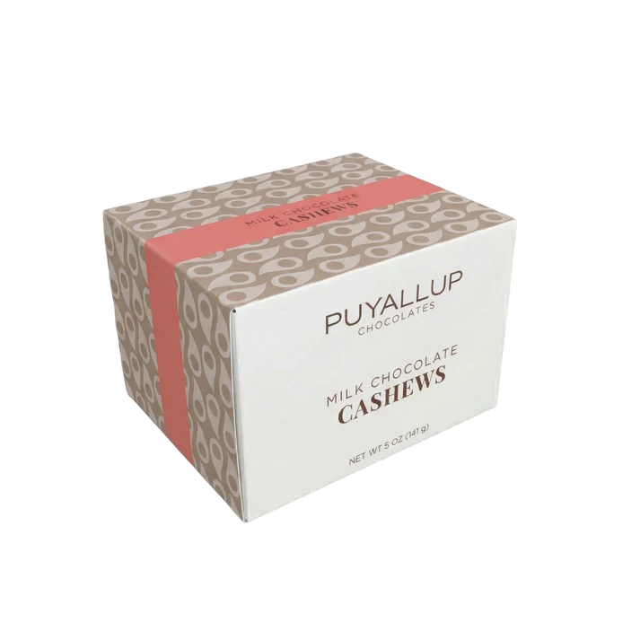 Puyallup Chocolates Milk Chocolate Cashews 5 oz