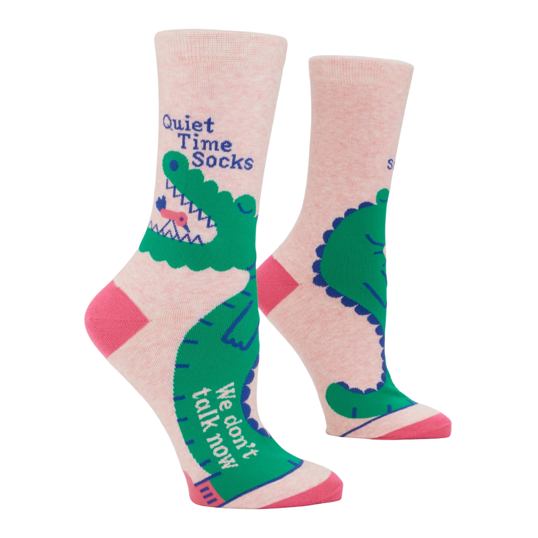 Quiet Time Crew Socks
