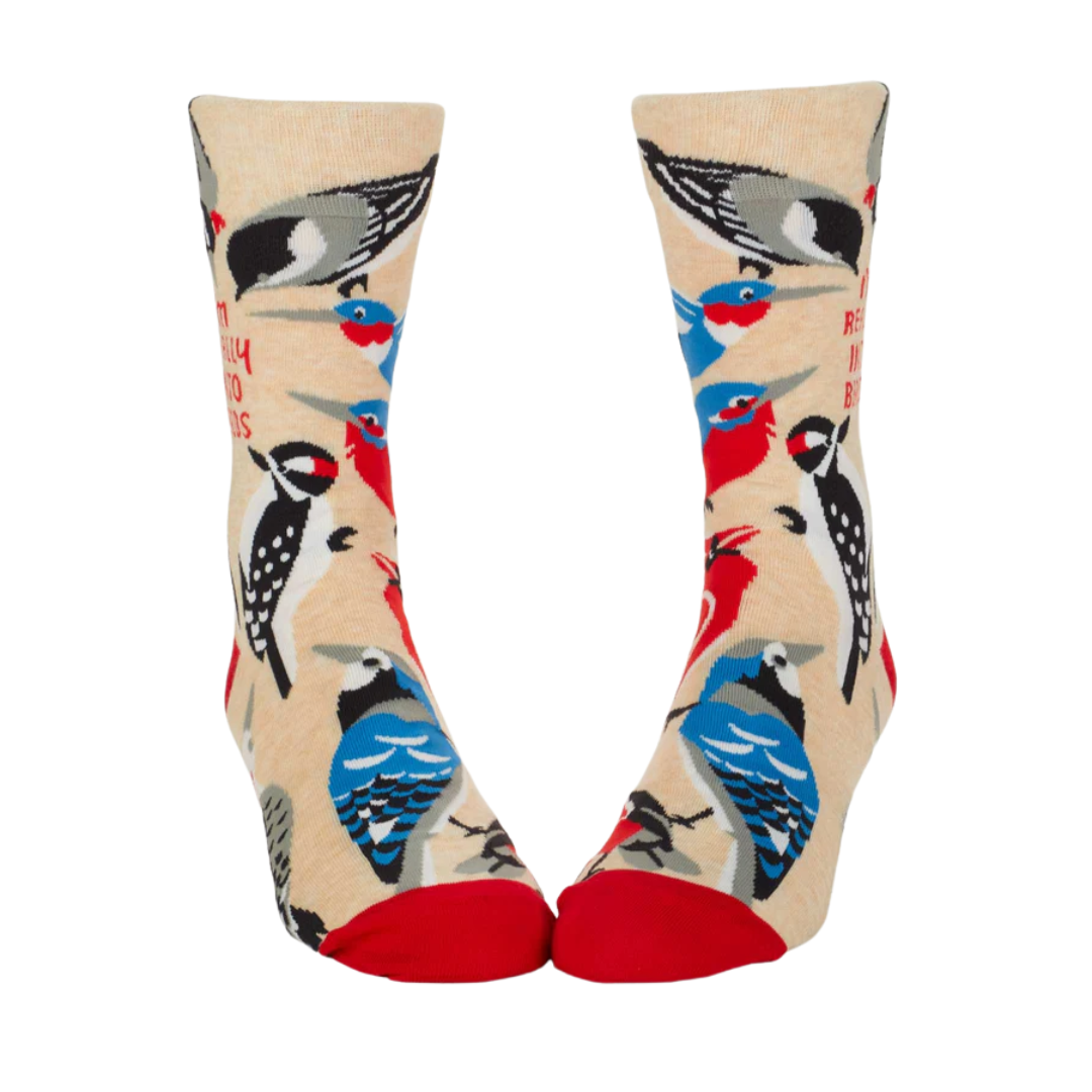 Really Into Birds Men's Crew Socks