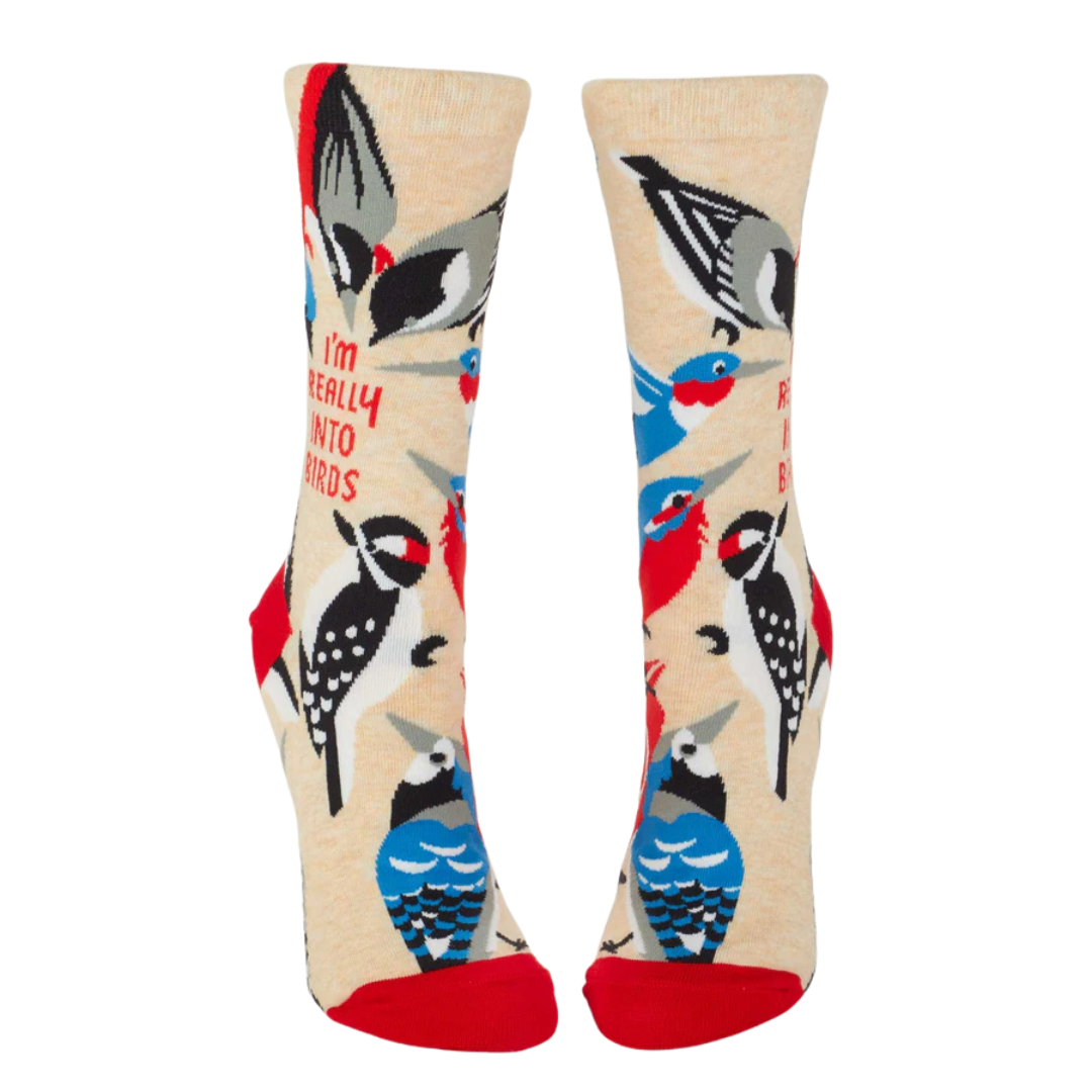 Really Into Birds Women's Crew Socks