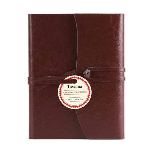 Cavallini & Co. Red Toscana Leather Journalino 5"x 7"