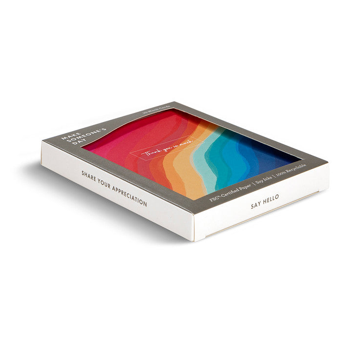 Rivers of Rainbow - Blank Thank You Note Cards