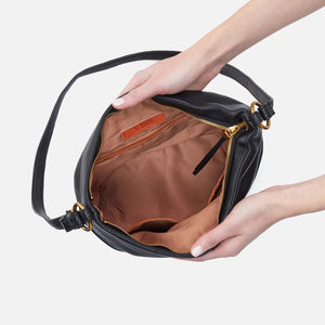 Hobo Fern Bucket Crossbody - Black