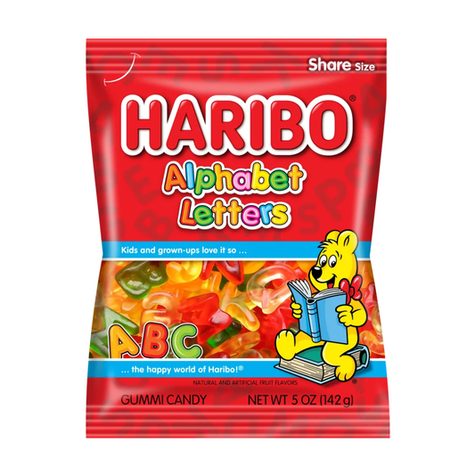 Haribo Alphabet Letters 5 oz
